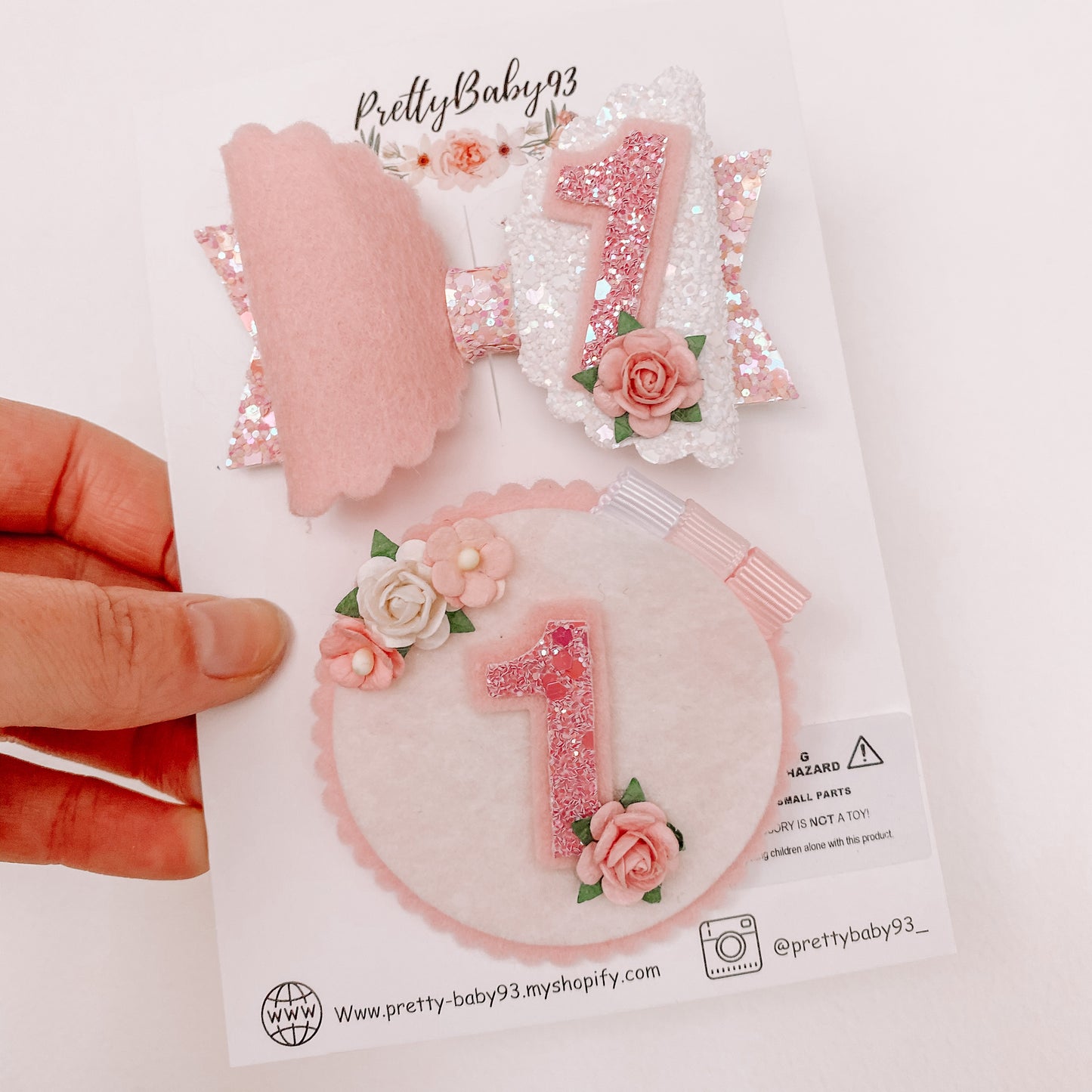 Floral Birthday Badge