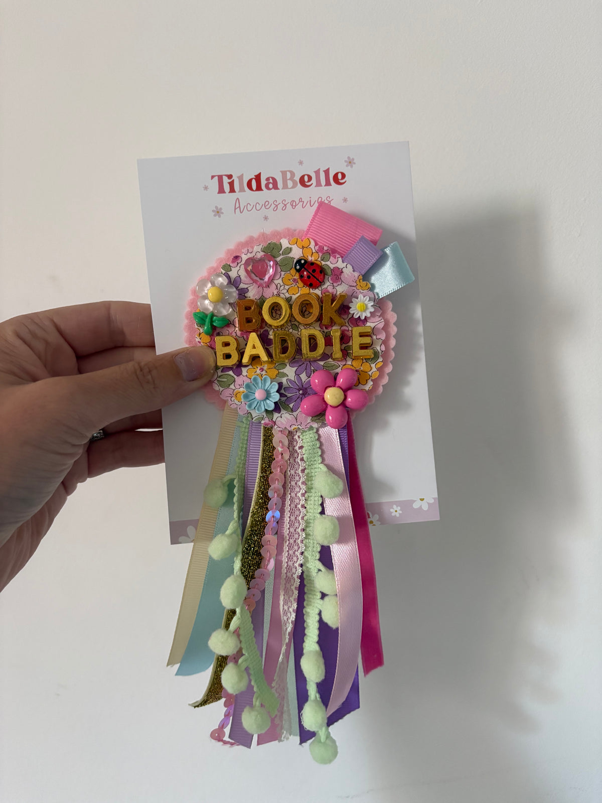 Handmade Statement Rosette Badge | Limited Edition Fabric & Ribbon Brooch | One of a Kind