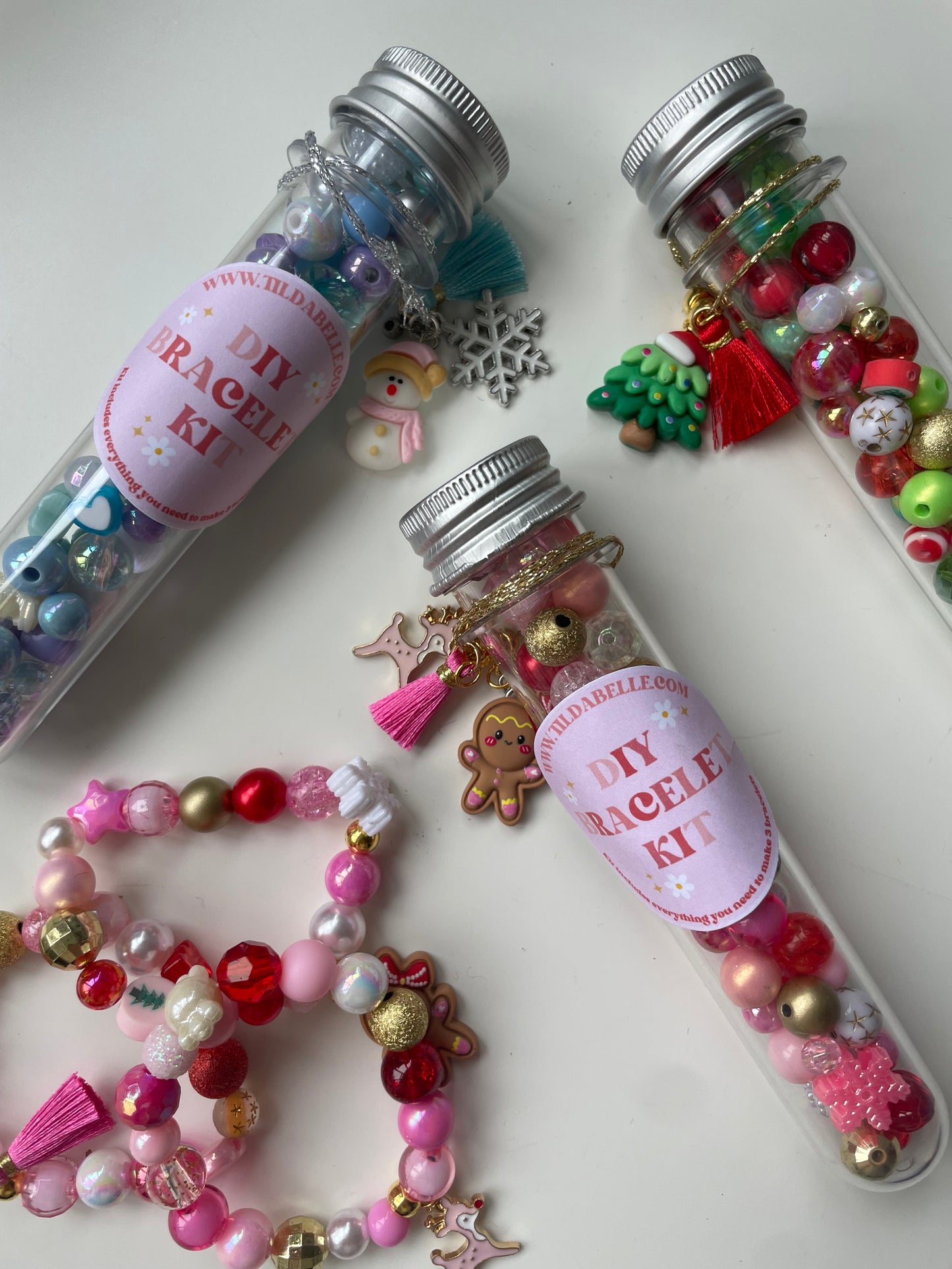 DIY test tube bracelet kits
