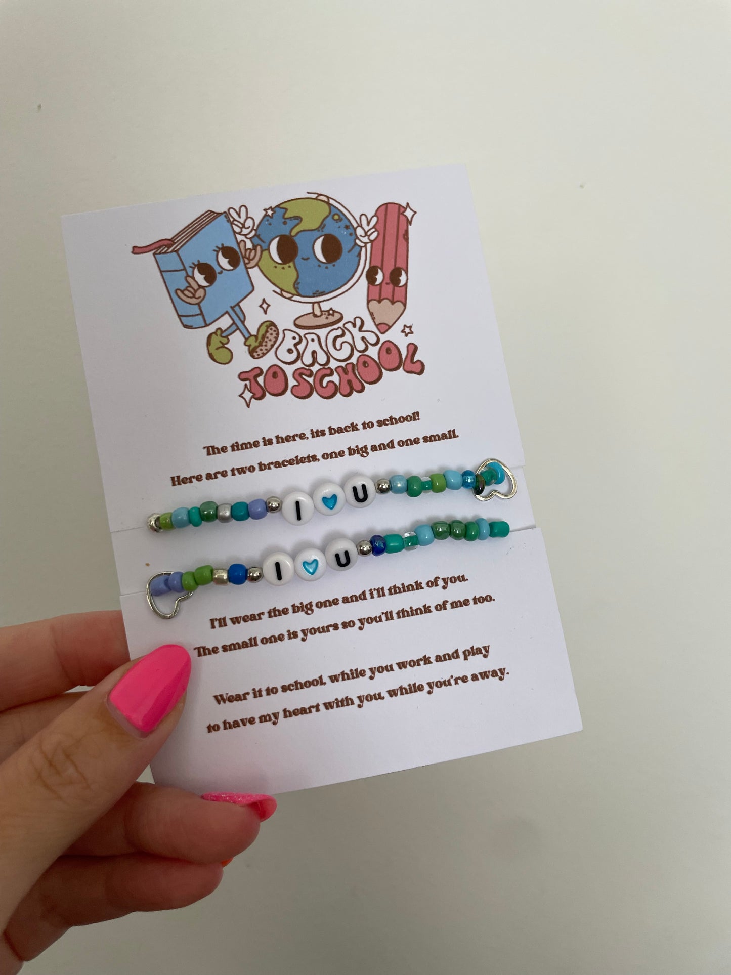 Back to school bracelet sets