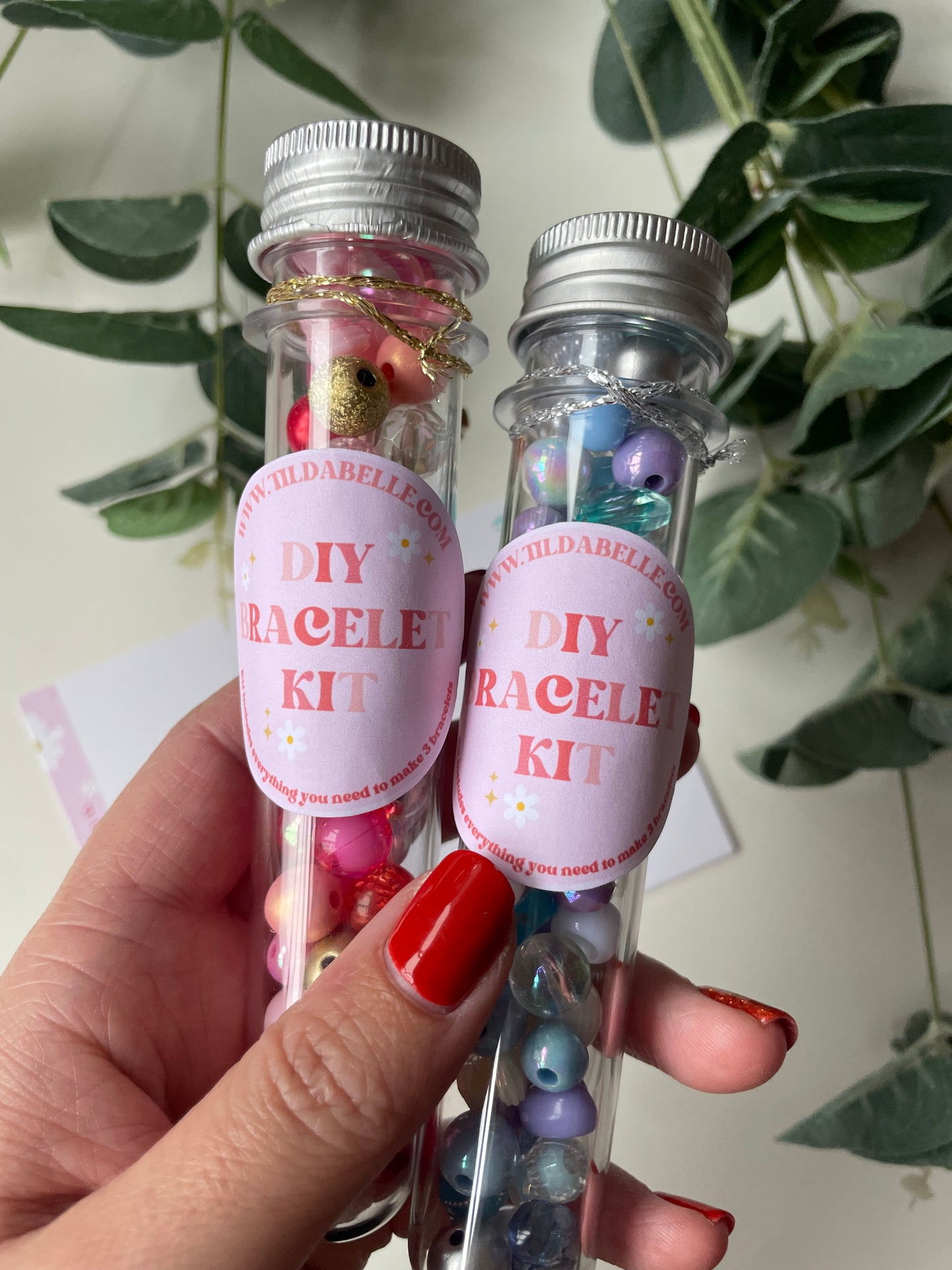 DIY test tube bracelet kits