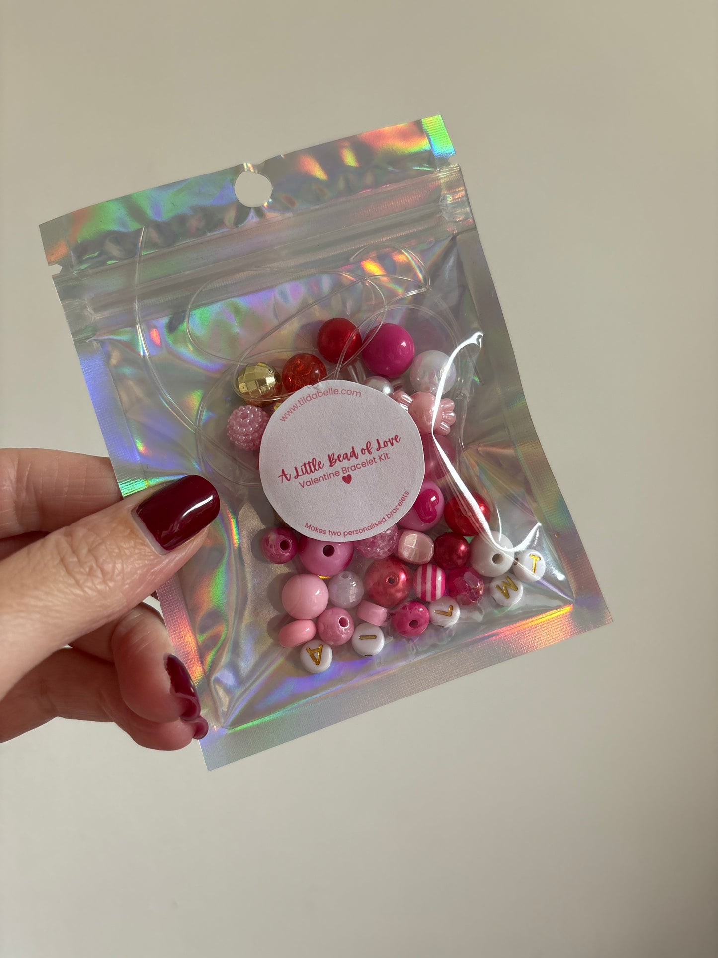 Valentine £5 bead set