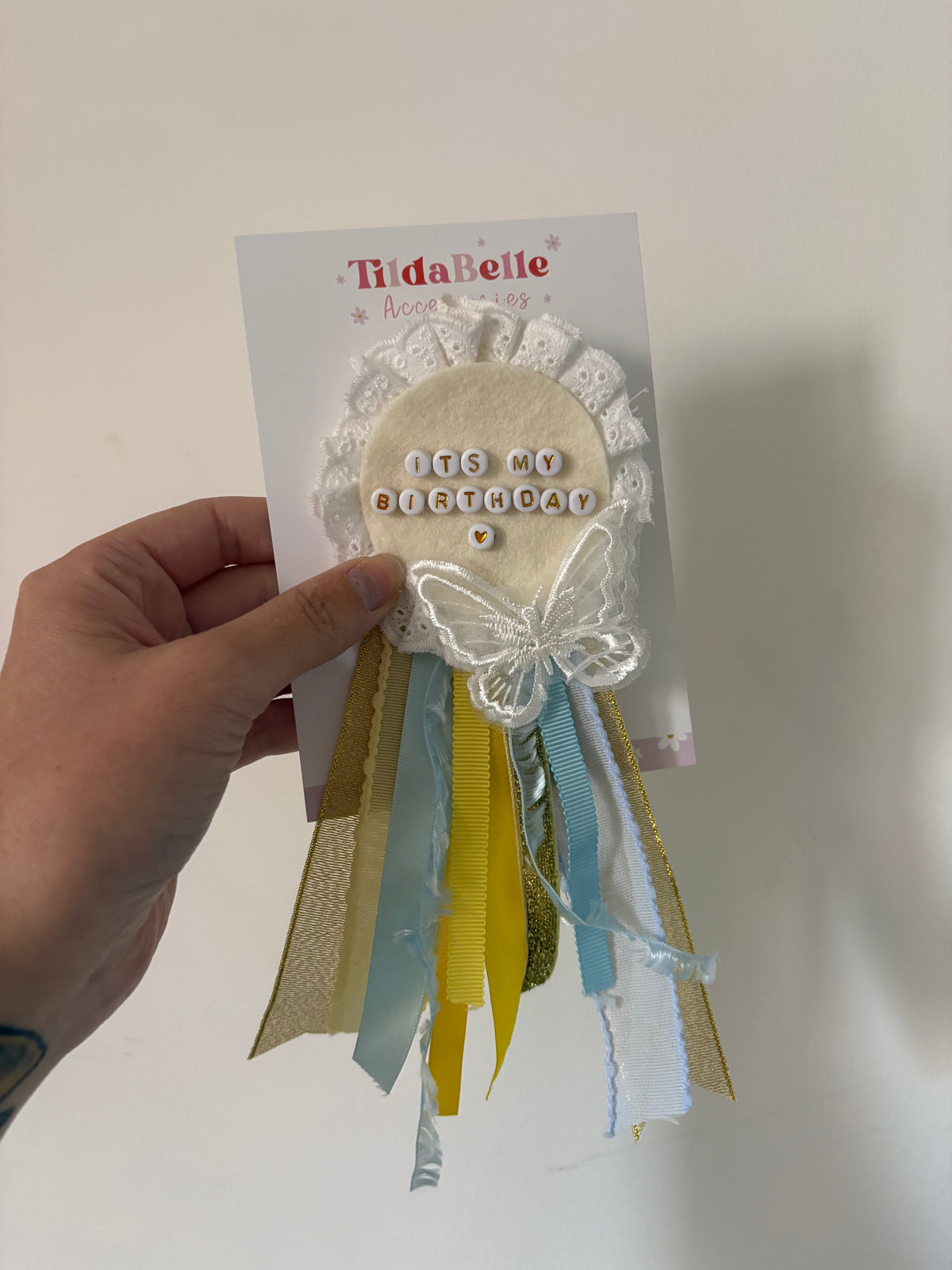 Handmade Statement Rosette Badge | Limited Edition Fabric & Ribbon Brooch | One of a Kind