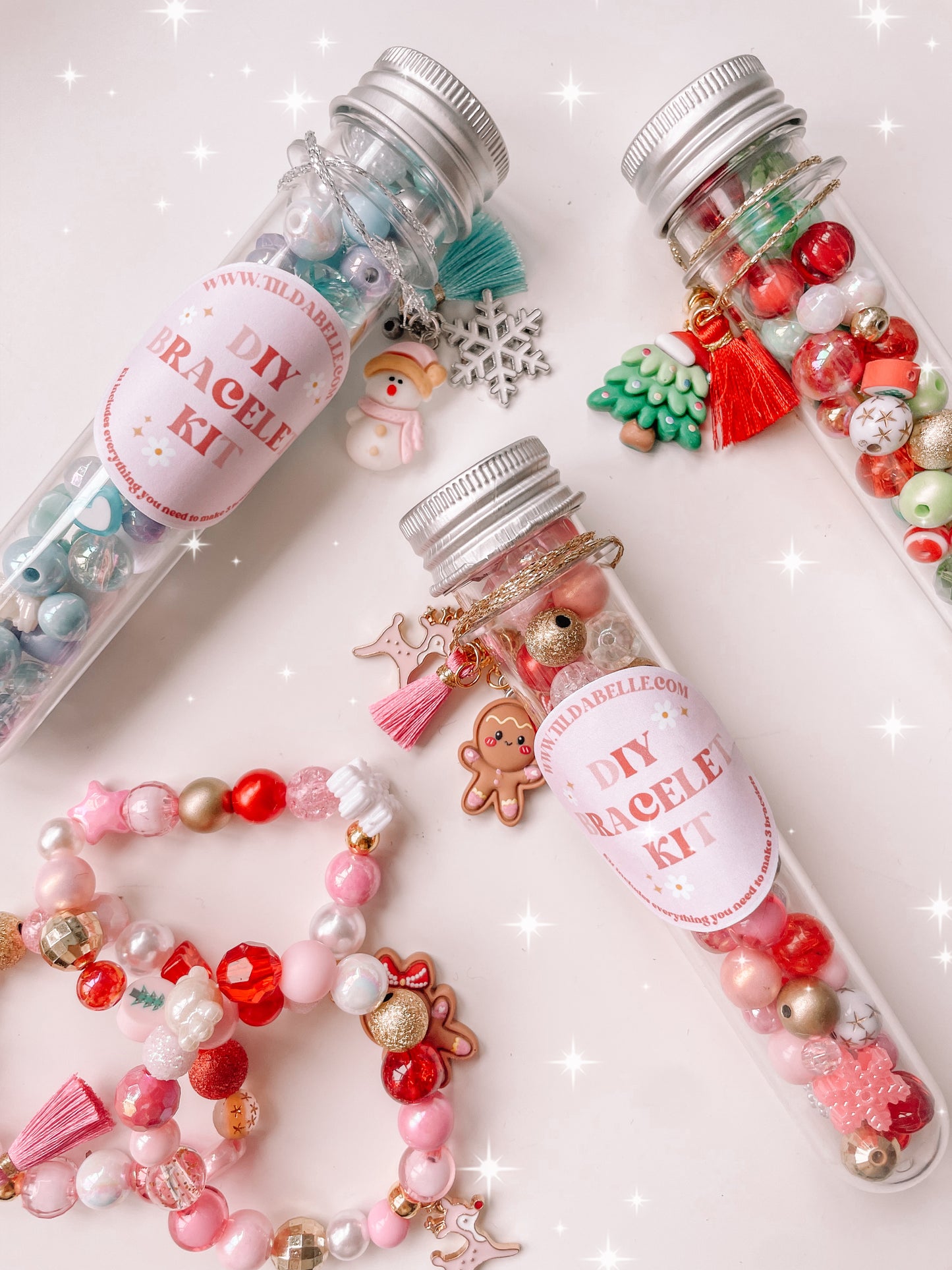 DIY test tube bracelet kits