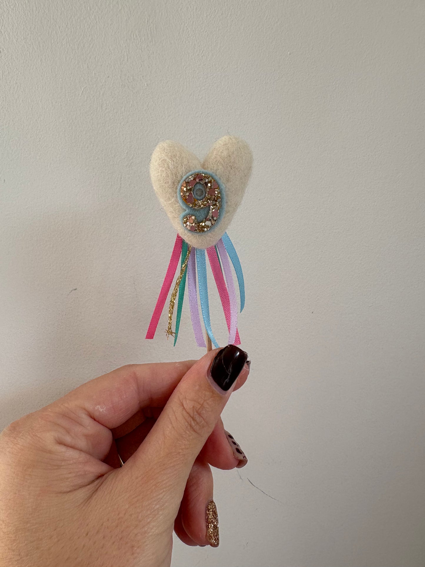 Star cake topper pick