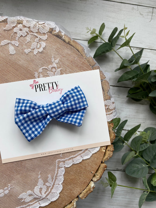 Gingham school pinwheel