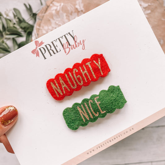 Naughty/ Nice Snap Set